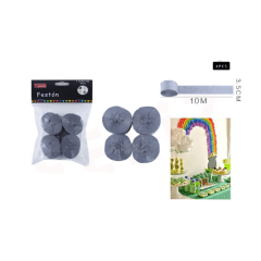 FESTON 3.5CM*10M PLATA.