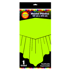 MANTEL 137x274 VERDE LIMA.