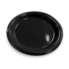 PLATO NEGRO *10UNID