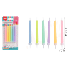 6 PCS VELAS.