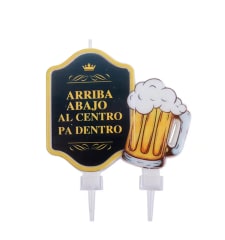 VELA DE JARRA DE CERVEZA