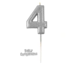 VELA PLATEADA Nº4.
