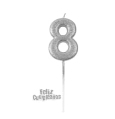VELA PLATEADA Nº 8