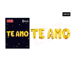 GLOBO LETRAS TE AMO