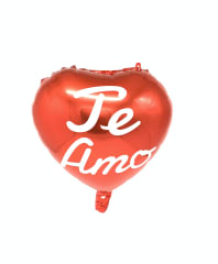 GLOBO METALICO TE AMO * I UNID