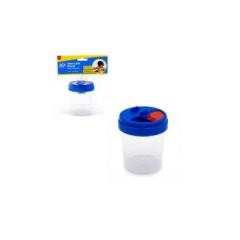 VASO LAVA PINCEL CON TAPA