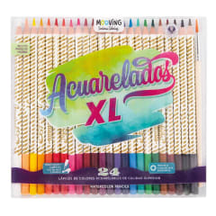 ESTUCHE 24 LAPICES ACUARELABLES PREMIUM.