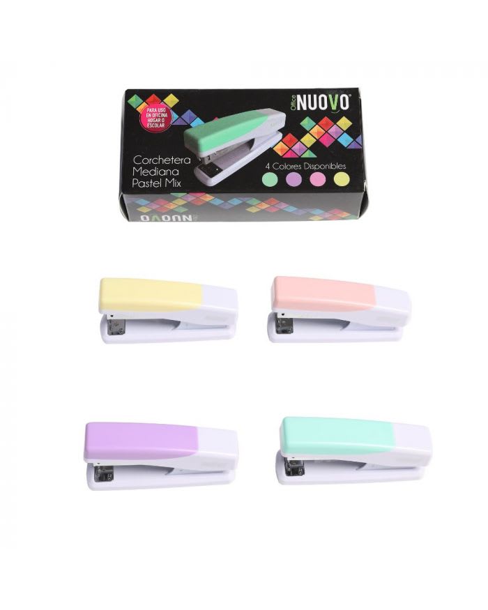 CORCHETERA METALICA COLORES PASTEL 11.5 CM.1