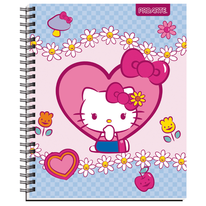 CUADERNO UNIVERSITARIO HELLO KITTY 7MM 100 HOJAS10