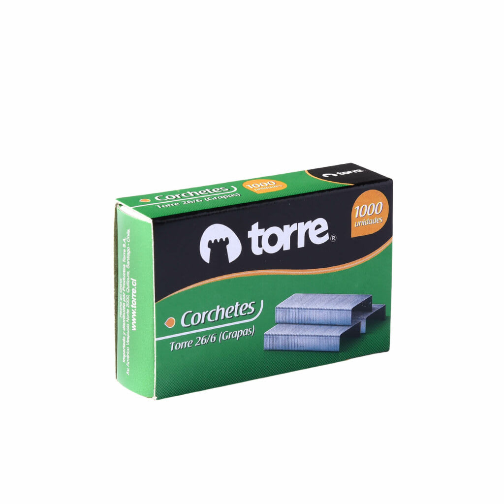 CAJA CORCHETES N°26/6 - 1000 UNID.2