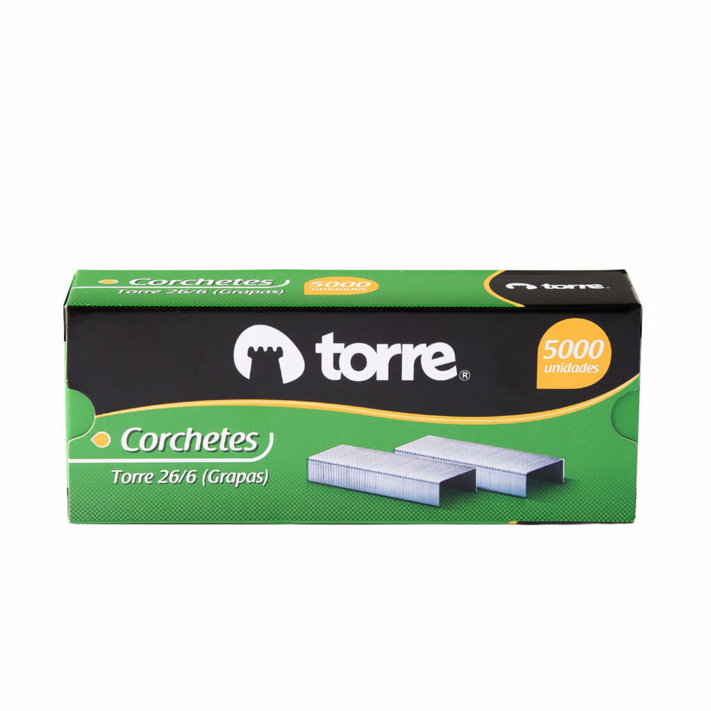 CAJA CORCHETES N°26/6 5000 UNIDADES2