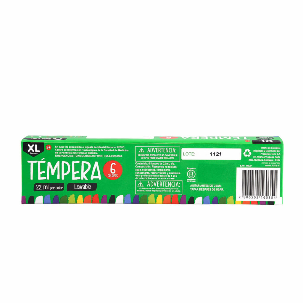 TEMPERA XL 6 COLORES.2