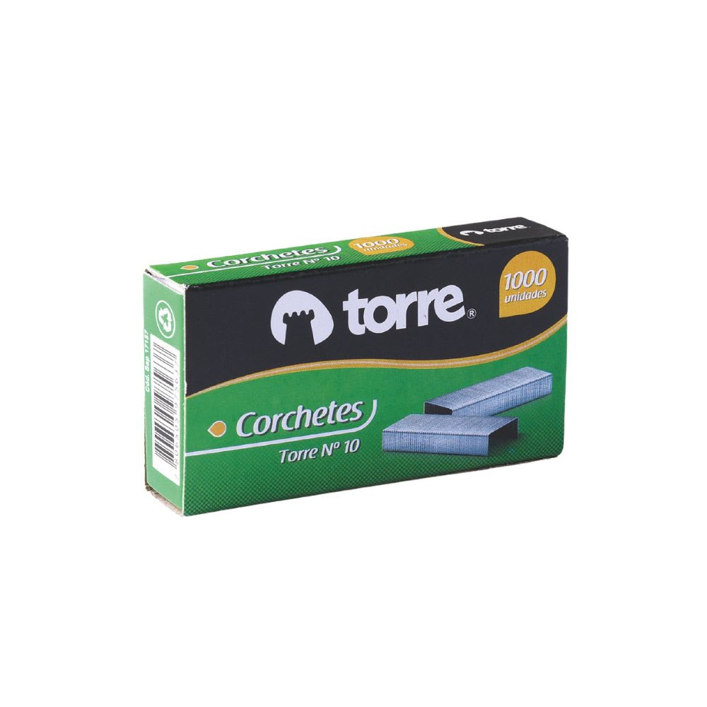 CAJA CORCHETES N°10 1.000 UNIDADES3