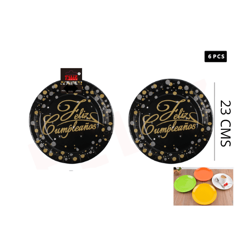 PLATO FELIZ CUMPLEAÑOS 23 CM1