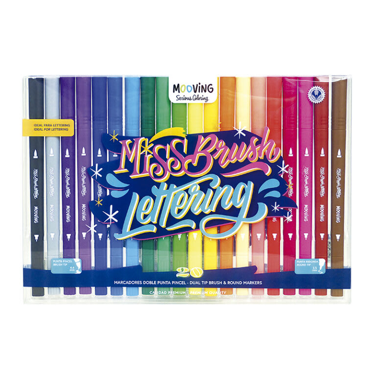 ESTUCHE 20 BRUSH DOBLE PUNTA1