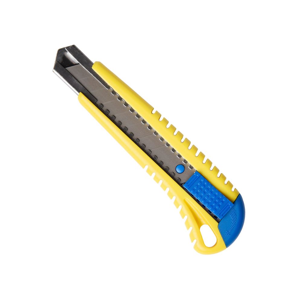 CUCHILLO CARTONERO GRANDE - HOJA 10X1,8 CM - RIEL METALICO.2