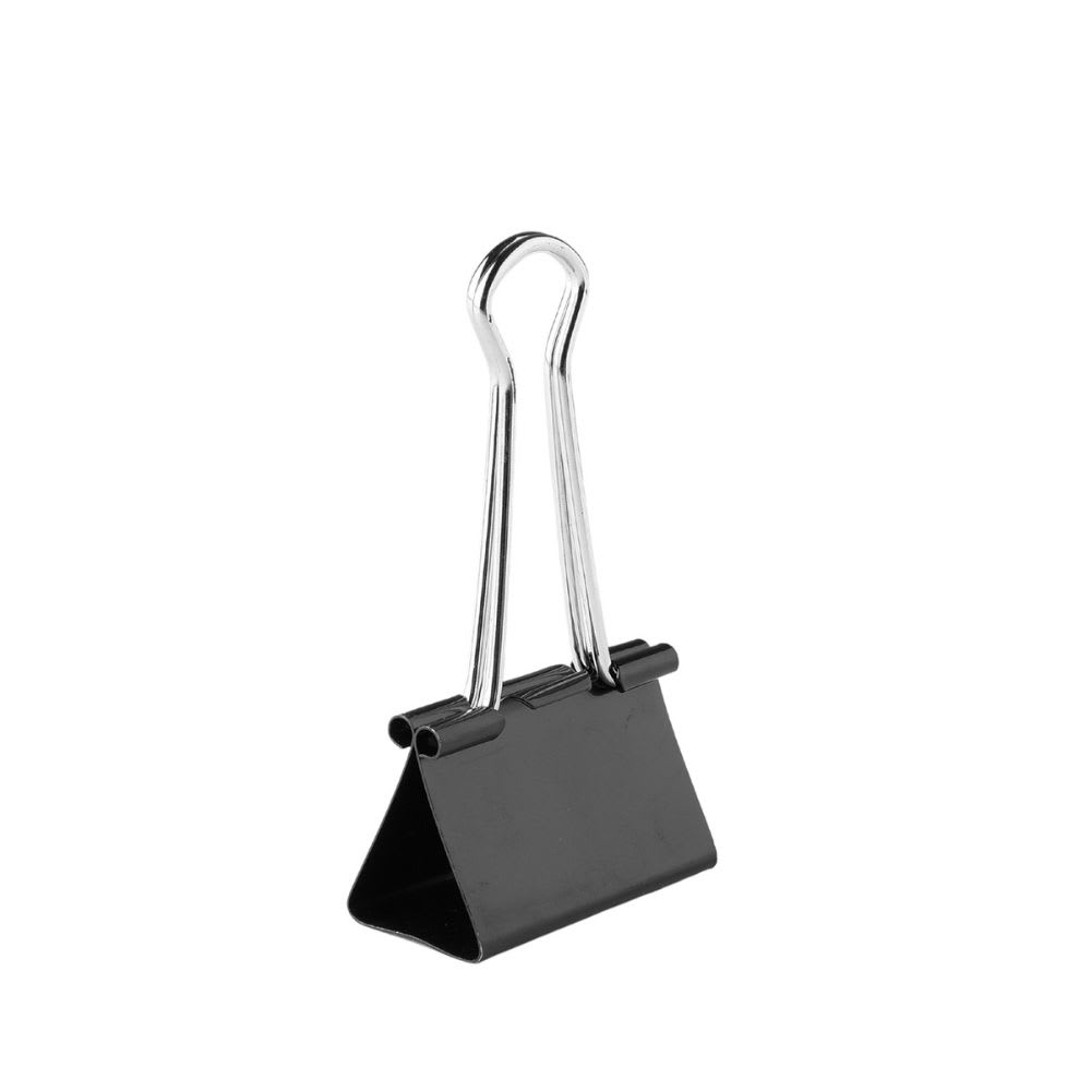 CAJA DOBLE CLIP NEGRO 32 MM - 12 UNID.3