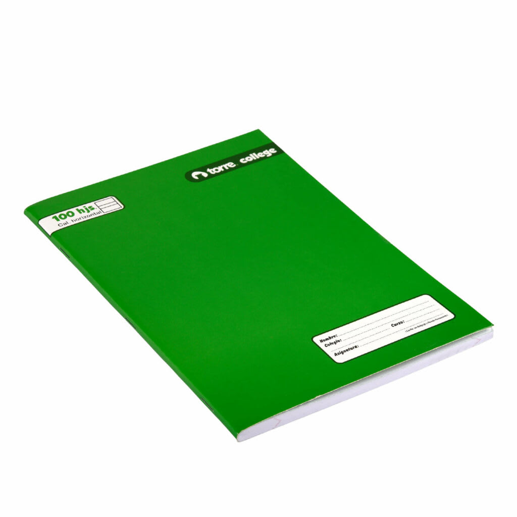 CUADERNO COLLEGE CALIGRAFIA HORIZONTAL 100 HOJAS3