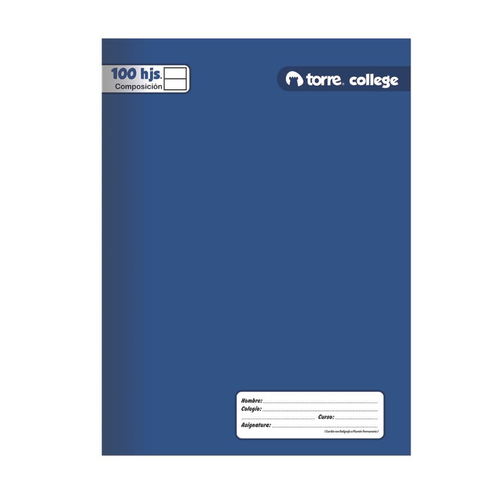 CUADERNO COLLEGE COMPOSICION 100 HOJAS2