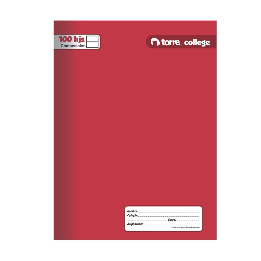 CUADERNO COLLEGE COMPOSICION 100 HOJAS1