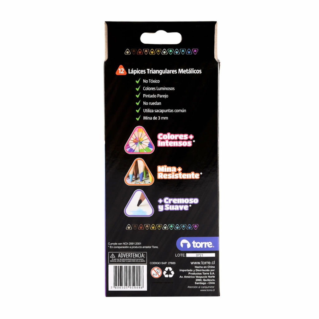 LAPICES 12 COLORES METALICOS3