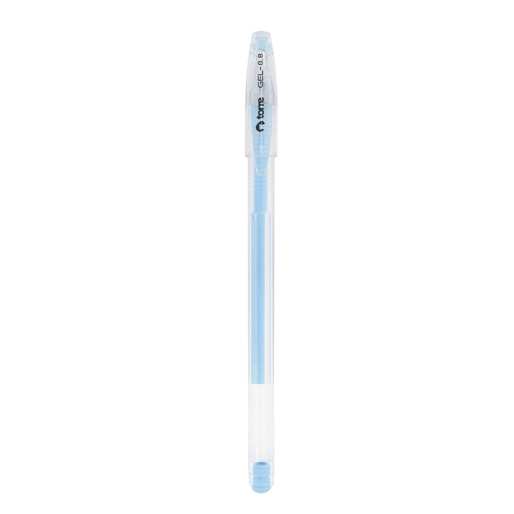 LAPIZ GEL COLOR PASTEL 0.8 MM CELESTE.2