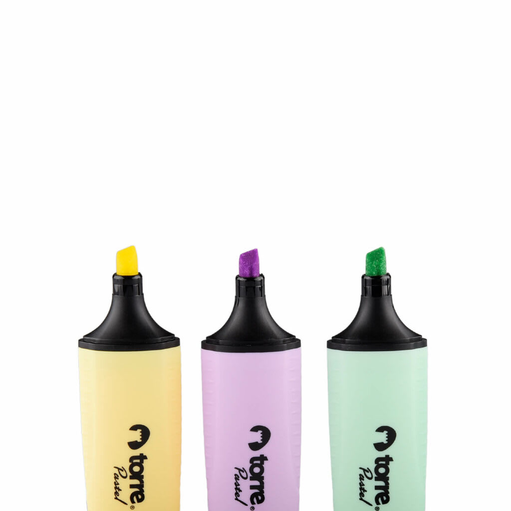 SET DESTACADORES PASTELES 3 UNIDADES3