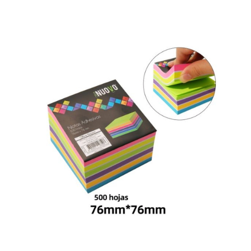 NOTAS ADHESIVAS 76X76 MM 500 HOJAS1
