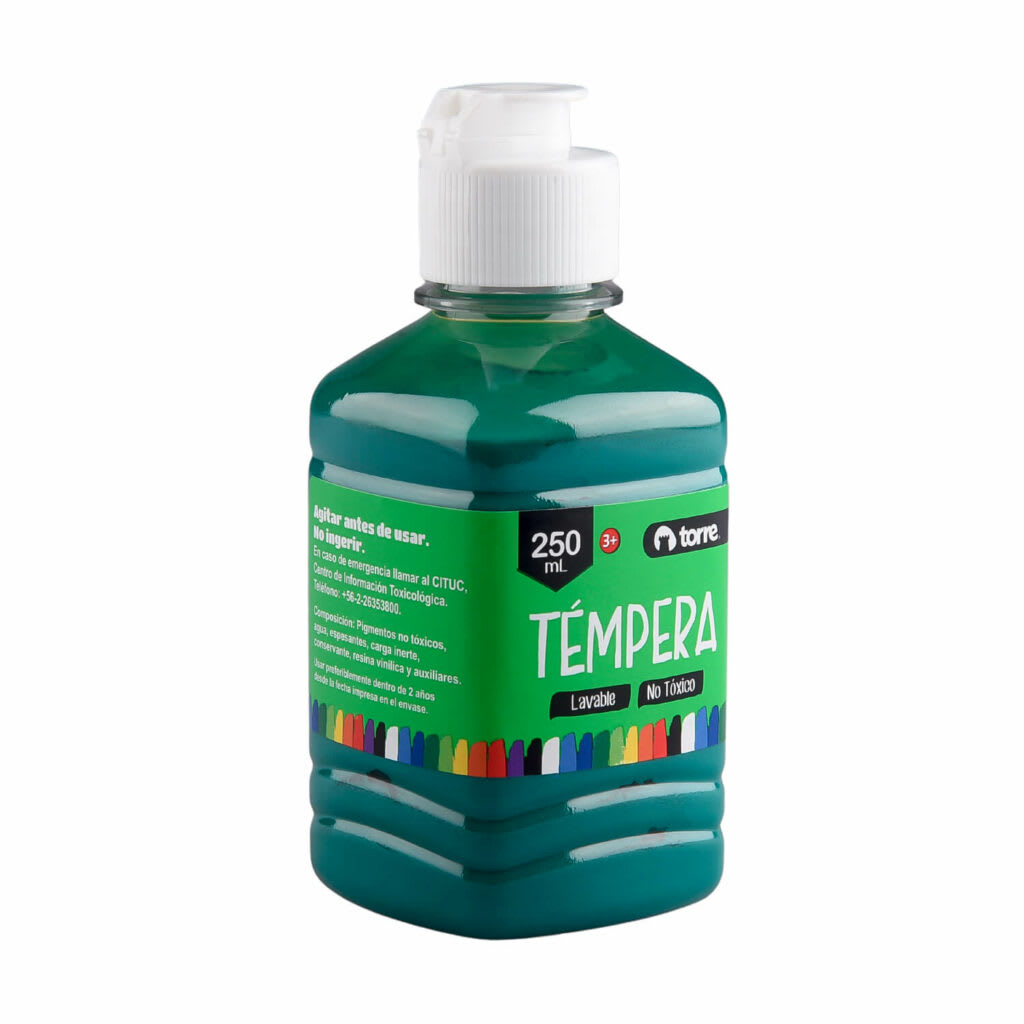 TEMPERA 250 ML VERDE.3