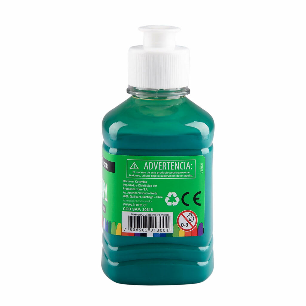 TEMPERA 250 ML VERDE.4