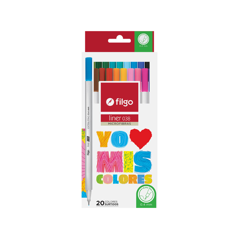 TIRALINEAS ESTUCHE 20 SURT 0.4 MM.1