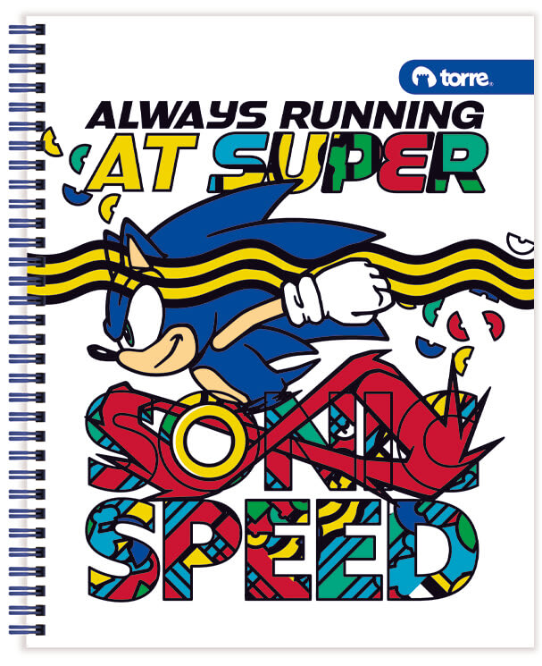 CUADERNO UNIVERSITARIO SONIC 7MM 100 HOJAS9
