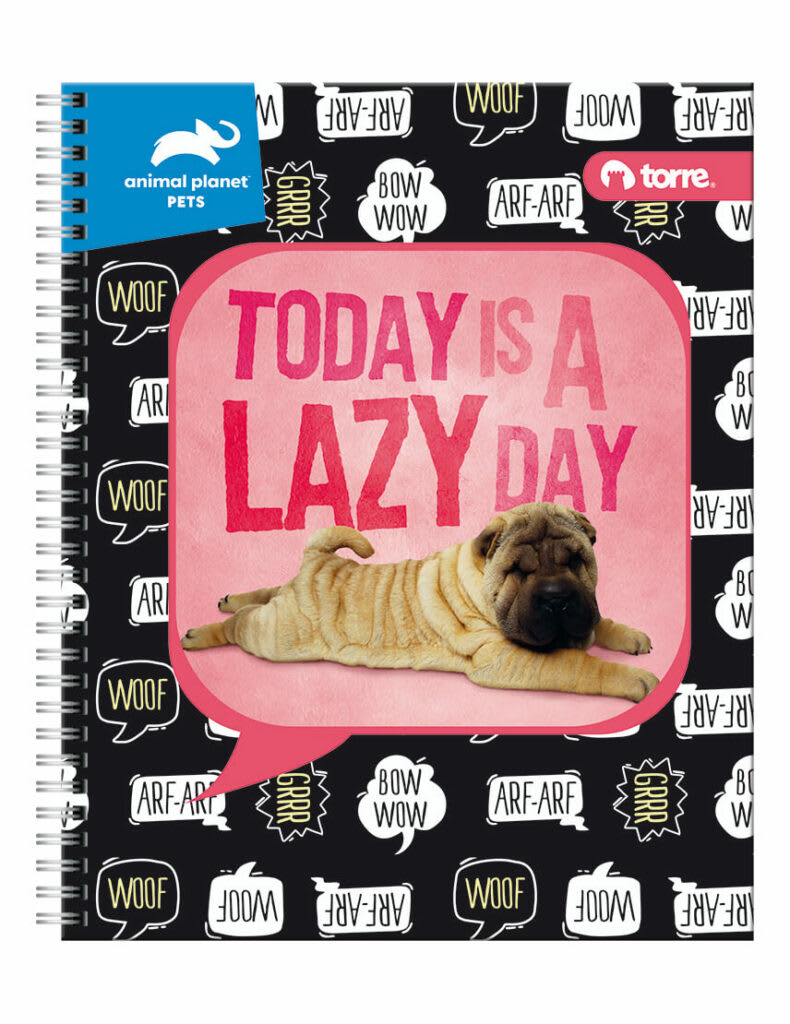 CUADERNO UNIVERSITARIO ANIMAL PETS 7MM 100 HJS.6