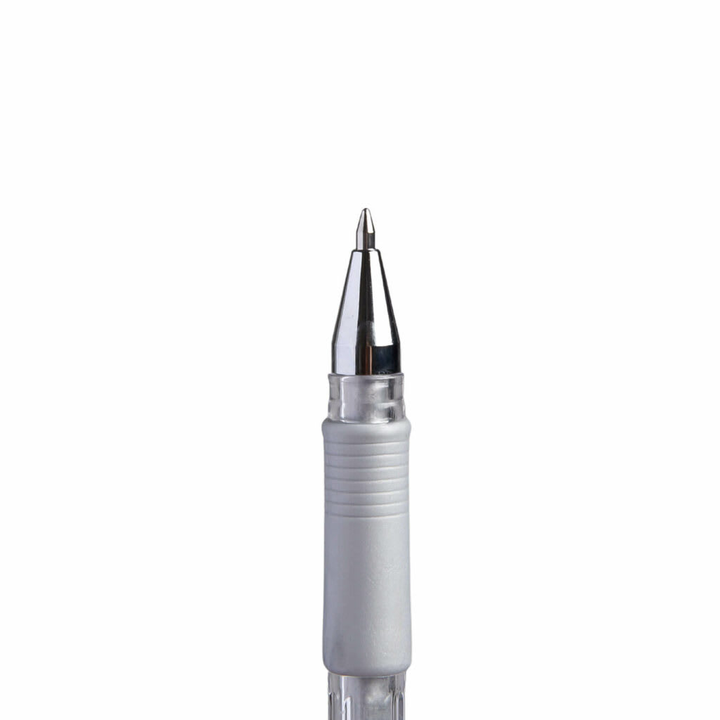 LAPIZ GEL METALICO 0.7MM PLATA.2