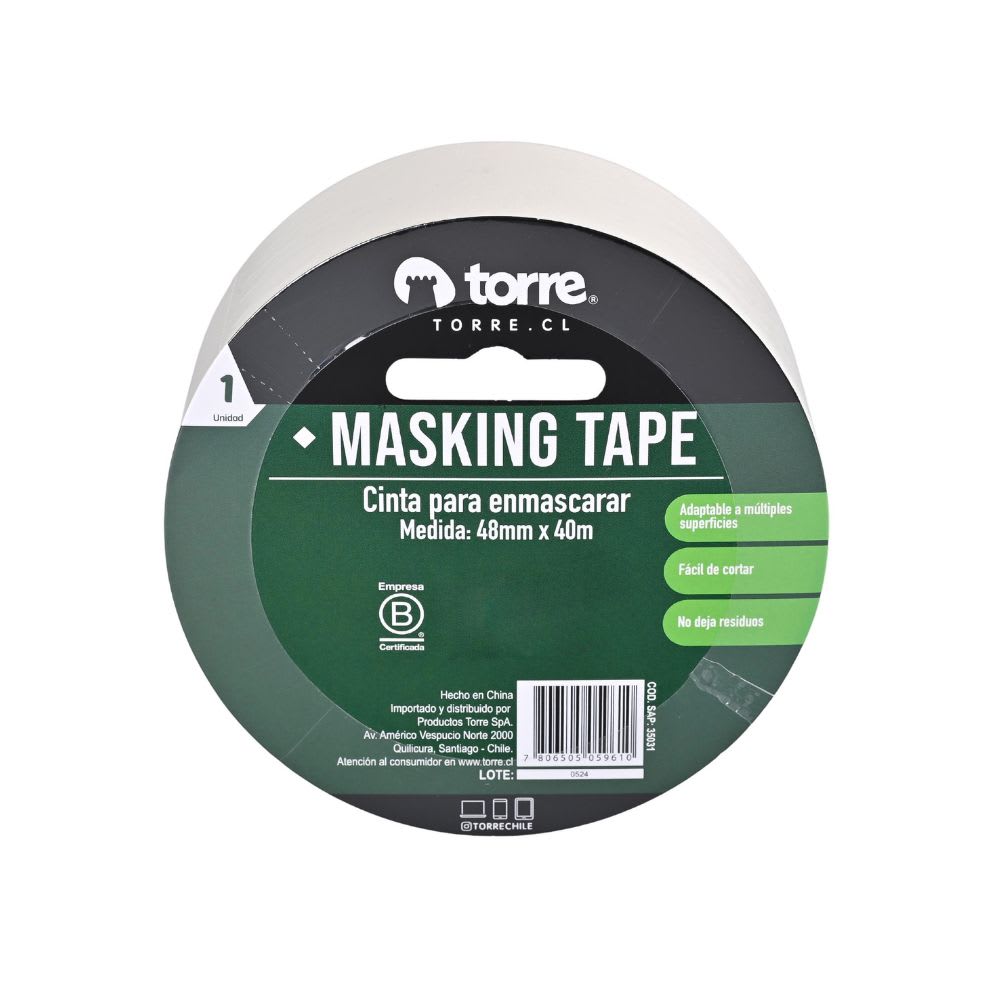 CINTA MASKING CREMA 48MMx40MT.2
