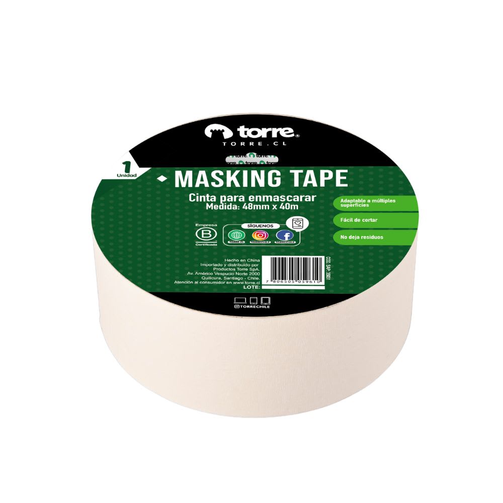 CINTA MASKING CREMA 48MMx40MT.1