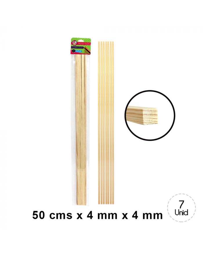 PALO MAQUETA 4X4MM 7 UNID.1
