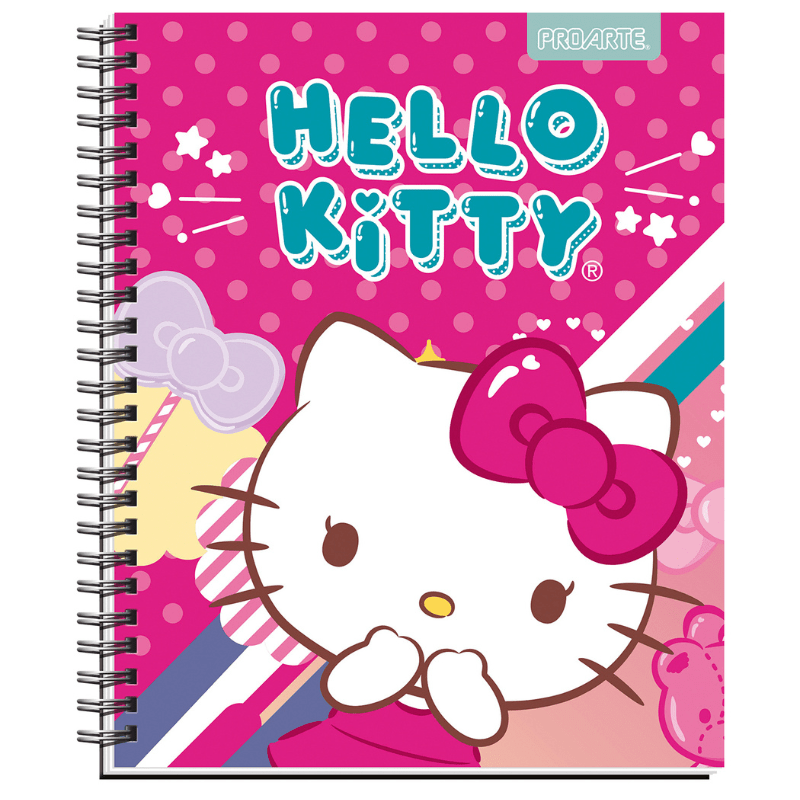CUADERNO UNIVERSITARIO HELLO KITTY 7MM 100 HOJAS6