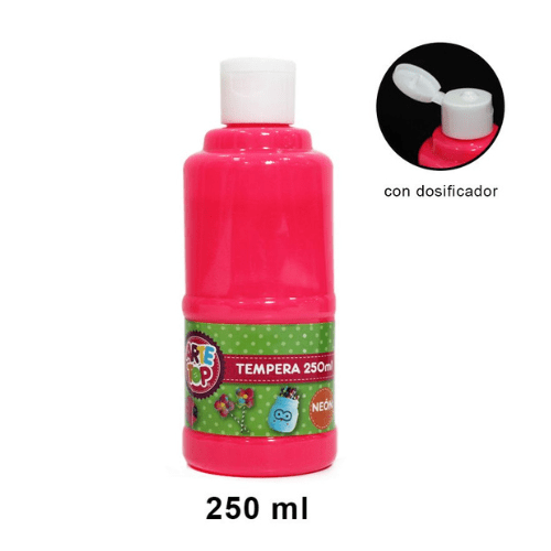 TEMPERA NEON FUCSIA 250 ML1
