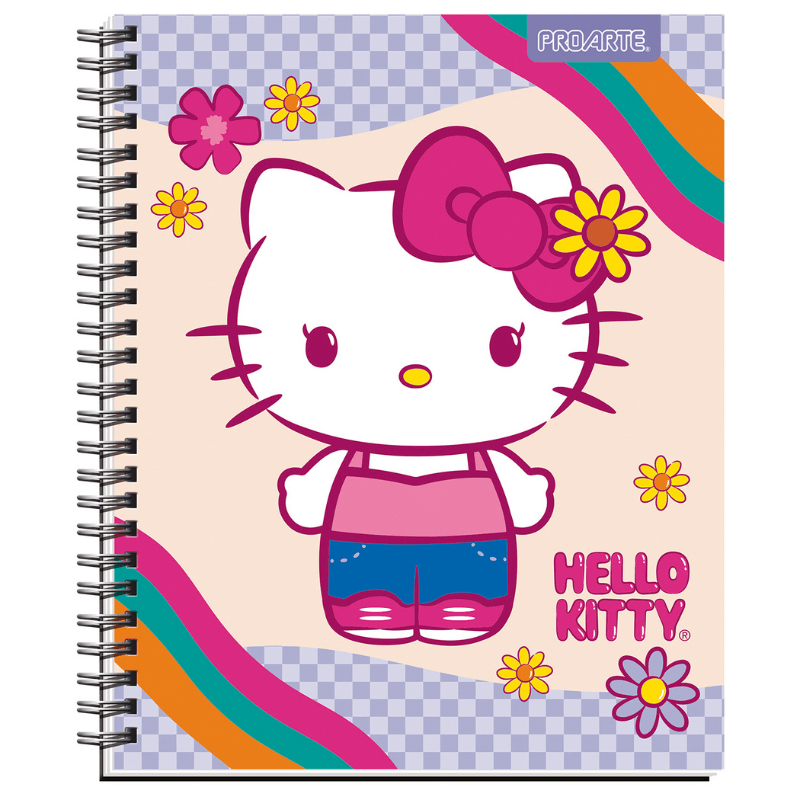 CUADERNO UNIVERSITARIO HELLO KITTY 7MM 100 HOJAS9