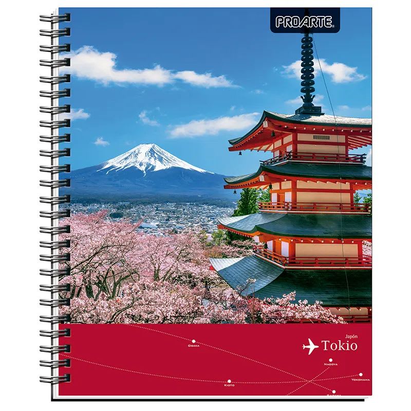 CUADADERNO UNIVERSITARIO PEOPLE AND PLACE 7MM 100 HOJAS6