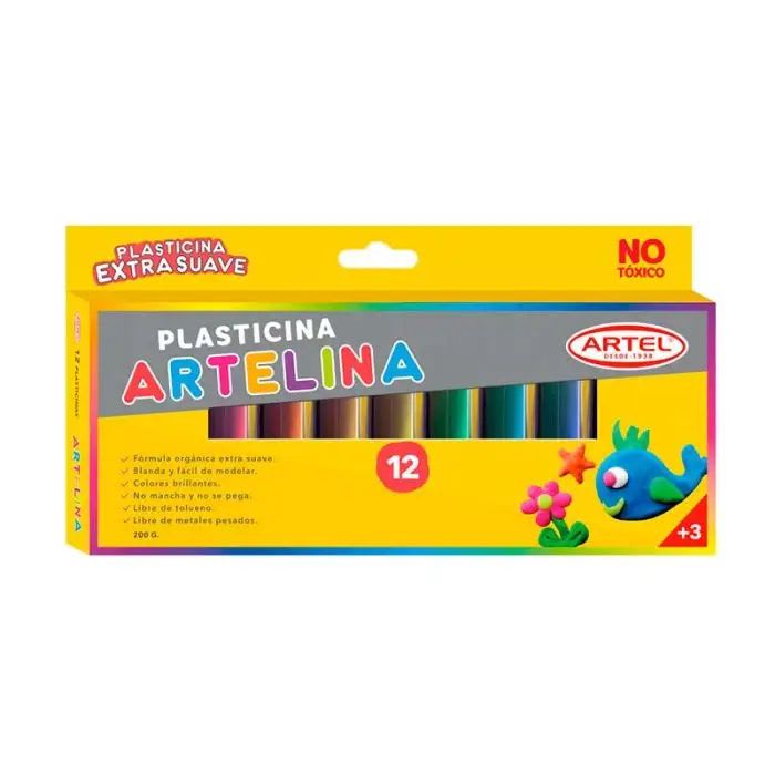ESTUCHE ARTELINA PLASTICINA 12 COLORES1
