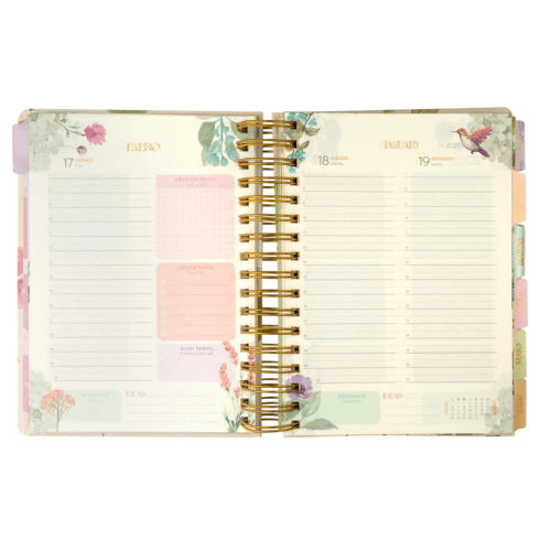 AGENDA FLORAL 2025 16X225