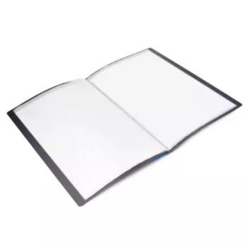 CARPETA CON 40 FUNDAS OFICIO NEGRA2