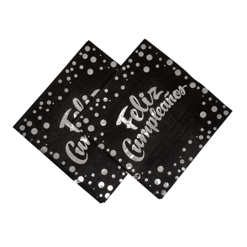 SERVILLETA FC NEGRA C/PLATA1