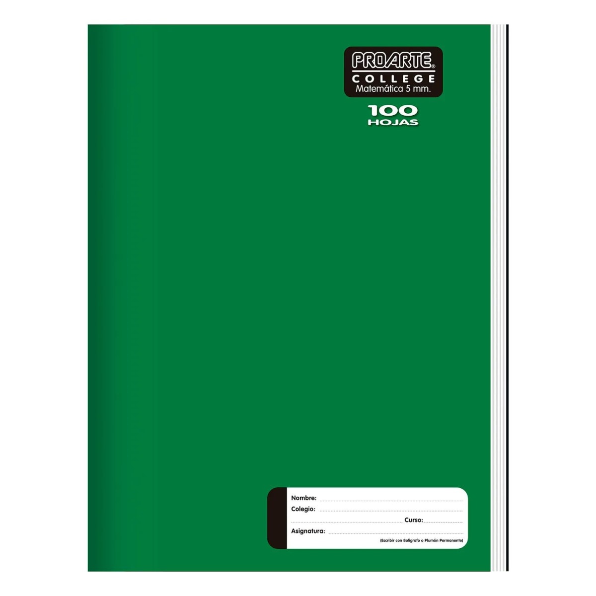 CUADERNO COLLEGE LISO 5MM 100 HOJAS1