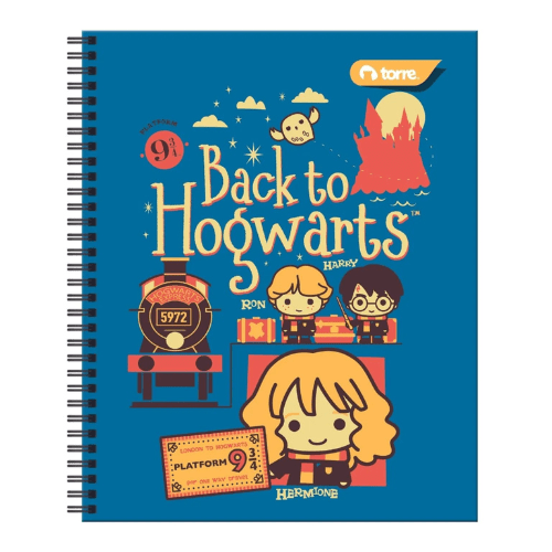 CUADERNO UNIVERSITARIO HARRY POTTER 7MM 100 HJS.1