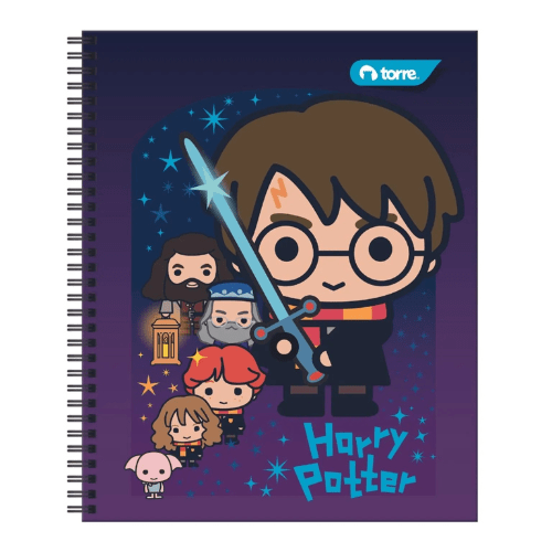CUADERNO UNIVERSITARIO HARRY POTTER 7MM 100 HJS.3