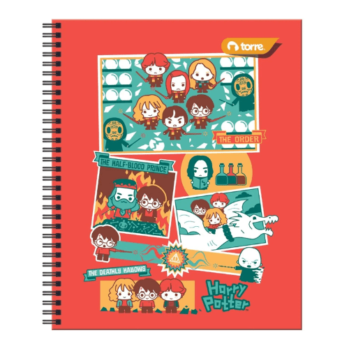 CUADERNO UNIVERSITARIO HARRY POTTER 7MM 100 HJS.5
