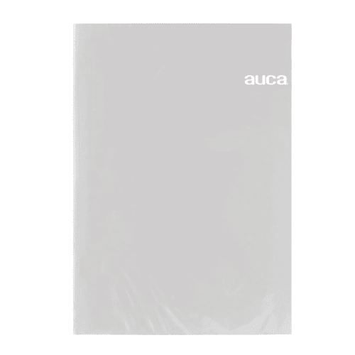 ARCHIVADOR PLASTIFICADO GRIS C/ GUSANO AUCA.1